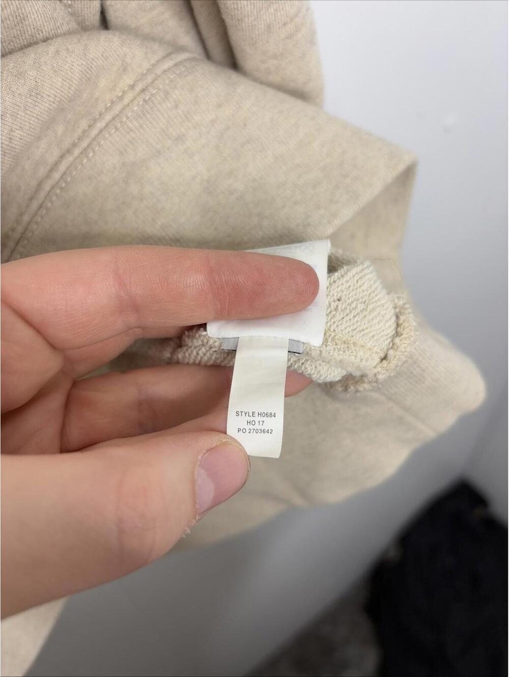 J Crew Sweater Mens Extra Large Vintage Fleece Cream Sweatshirt Casual Modern - Picture 6 of 8